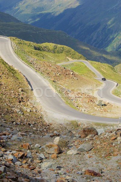 Foto d'archivio: Valle · ghiacciaio · strada · natura · panorama · montagna