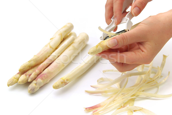 asparagus peeling 05 Stock photo © LianeM