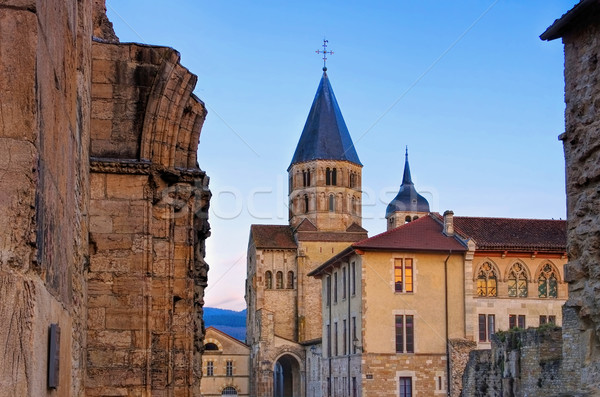 Stock photo: Cluny church in France