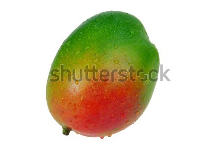 [[stock_photo]]: Mangue · fruits · tropicales · jaune · fraîches · régime · alimentaire