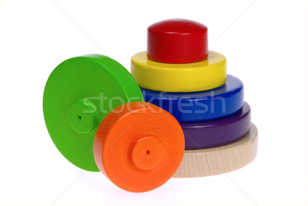 Holzspielzeug - wooden toys 03 Stock photo © LianeM