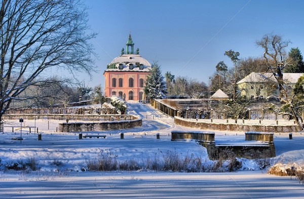商业照片: 小· 城堡 · 冬天 · 房子 ·雪