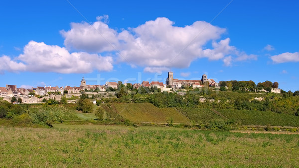 the town Vezelay, Burgundy Stock photo © LianeM