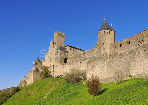 Castle of Carcassonne, France Stock photo © LianeM