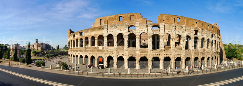 Colosseo estate blu architettura Foto d'archivio © LianeM