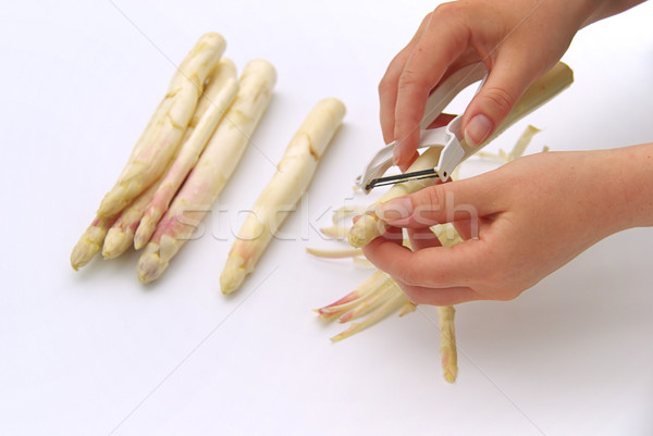 asparagus peeling 03 Stock photo © LianeM