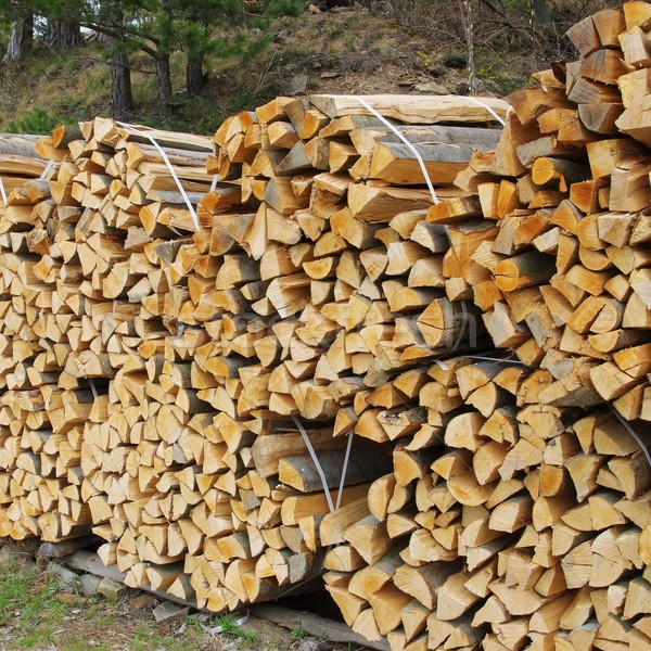 stack of wood  Stock photo © LianeM