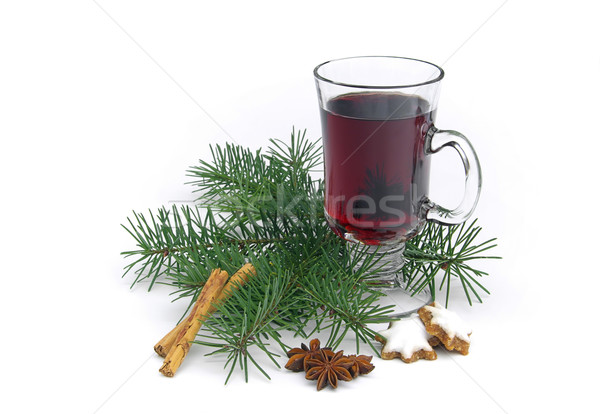 hot wine punch 01 Stock photo © LianeM