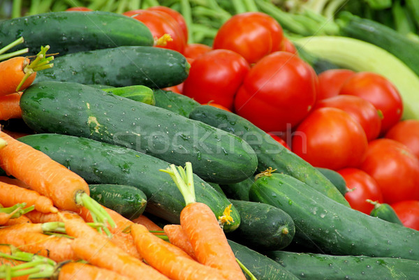 market stall for vegetable 01 Stock photo © LianeM