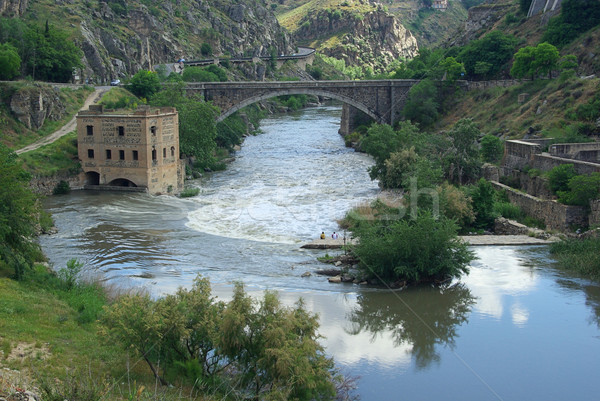 Toledo Puente Nuevo de Alcantara 02 Stock photo © LianeM