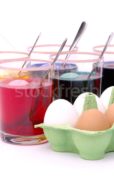 easter eggs colour 21 Stock photo © LianeM
