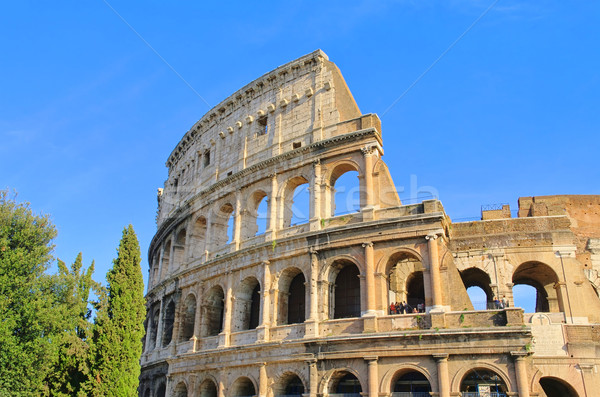 Сток-фото: разорение · Колизей · лет · синий · римской