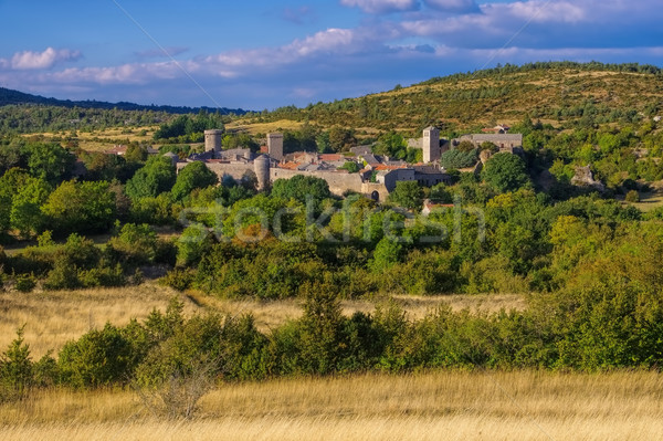 La Couvertoirade a Medieval fortified town in France Stock photo © LianeM