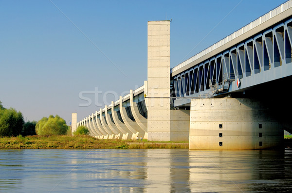 Magdeburg Water Bridge 07 Stock photo © LianeM