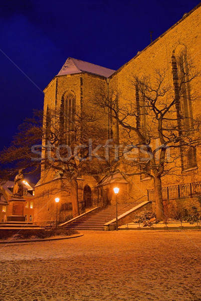 Annaberg-Buchholz church night 02 Stock photo © LianeM