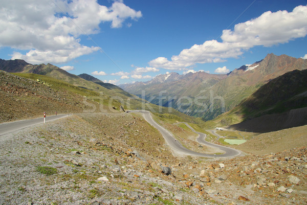 Kauner valley glacier road 06 Stock photo © LianeM