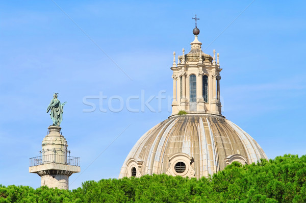 Rome Church Santissimo Nome di Maria al Foro Traiano 01 Stock photo © LianeM