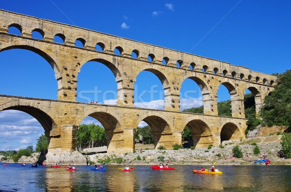 Pont du Gard 30 Stock photo © LianeM