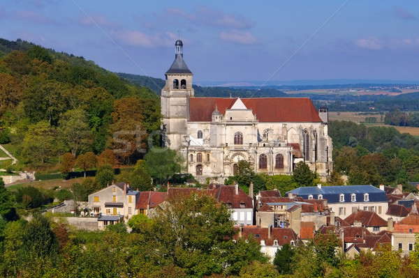 Stock photo: Tonnerre church Saint Pierre in Burgundy