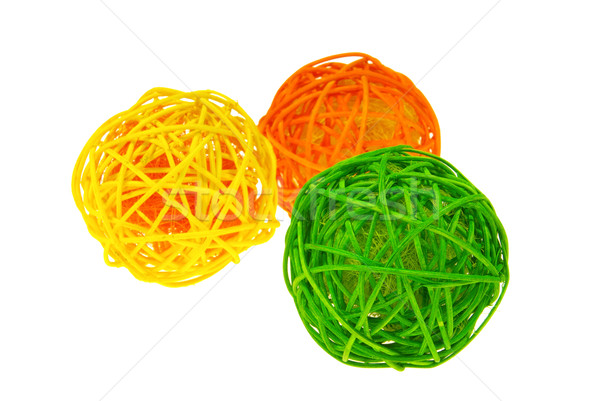 Rattanball - ball from rattan 01 Stock photo © LianeM