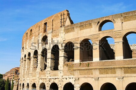 Colosseo estate blu romana Foto d'archivio © LianeM