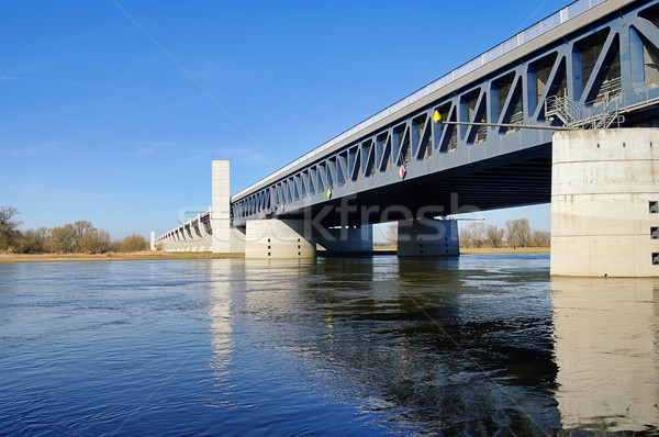 Stock photo: Magdeburg Water Bridge 09