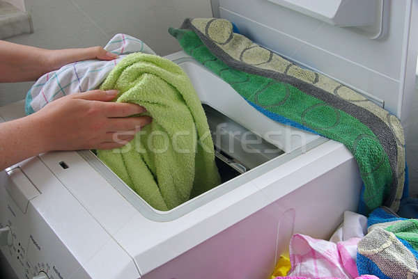 Lavage vêtements eau texture travaux technologie [[stock_photo]] © LianeM