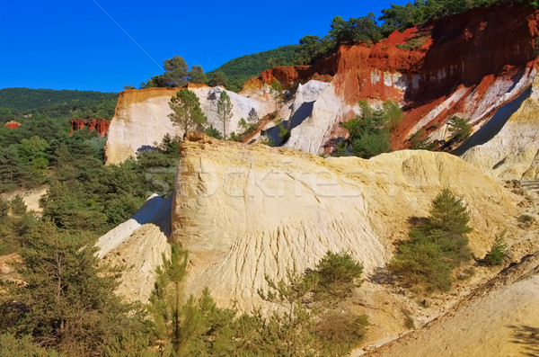 Rustel Colorado, Provence Stock photo © LianeM