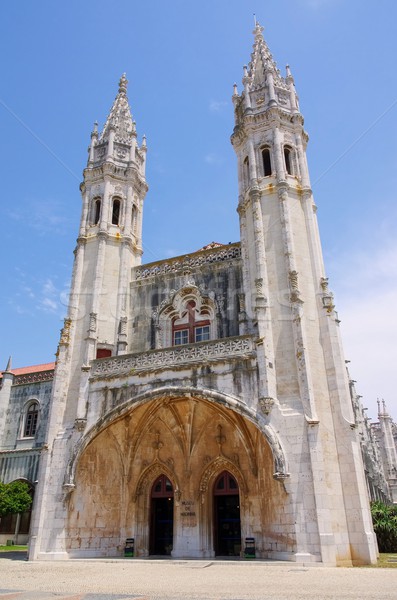 Lissabon Kloster Kunst Kirche Architektur Religion Stock foto © LianeM