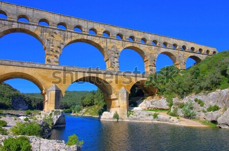 Pont du Gard 40 Stock photo © LianeM