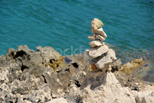 tower from pebbles 17 Stock photo © LianeM