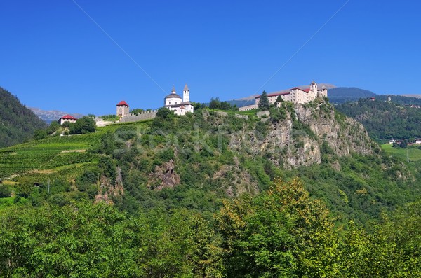Abbazia Italia montagna rock castello torre Foto d'archivio © LianeM