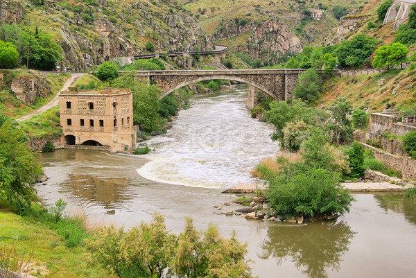 Toledo Puente Nuevo de Alcantara 04 Stock photo © LianeM