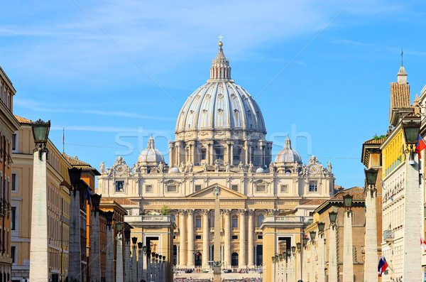 Rome Papal Basilica of Saint Peter 03 Stock photo © LianeM