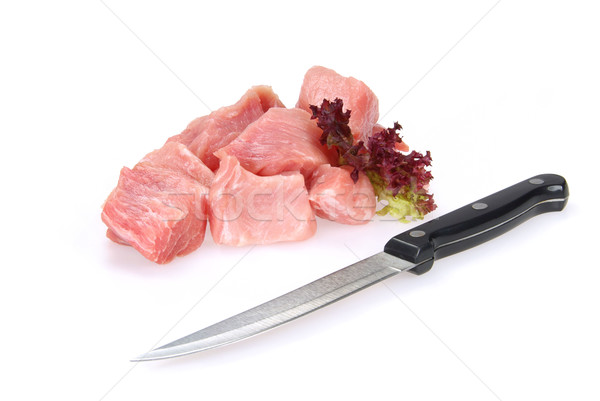 Stock photo: Schweinefleisch roh - pork raw 12