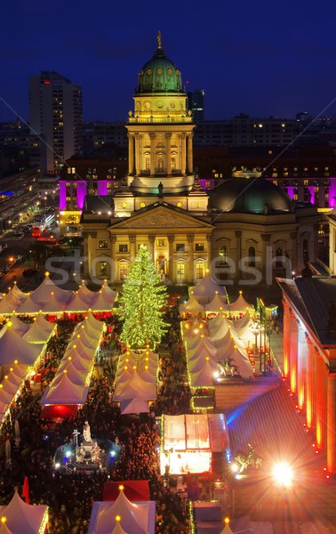 Berlin christmas market Gendarmenmarkt  Stock photo © LianeM