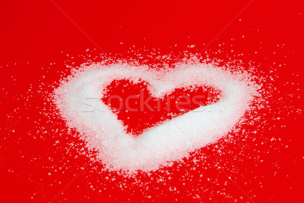 heart from sugar 01 Stock photo © LianeM