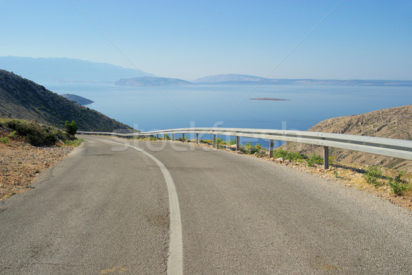Stara Baska coast road 30 Stock photo © LianeM
