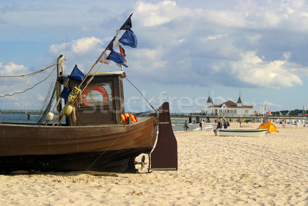 fishing cutter on the beach  Stock photo © LianeM