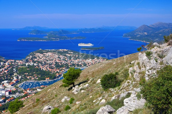 Dubrovnik and Elaphiti Islands  Stock photo © LianeM