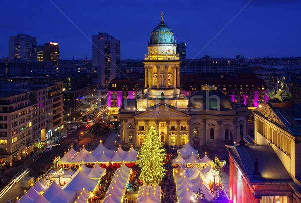 Berlin christmas market Gendarmenmarkt  Stock photo © LianeM