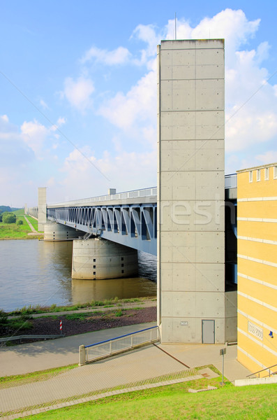 Magdeburg Water Bridge 05 Stock photo © LianeM