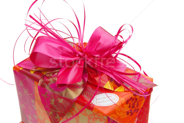 Geschenk freigestellt - gift isolated 06 Stock photo © LianeM