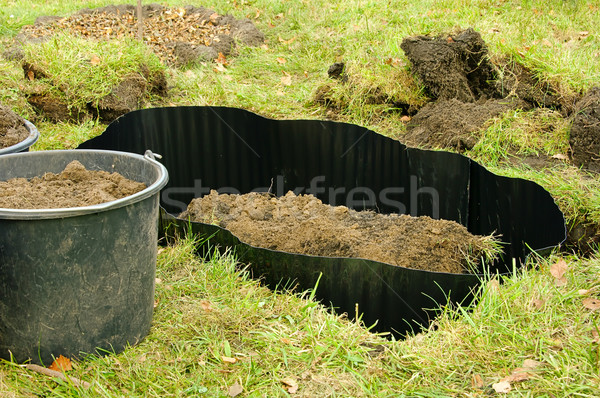 Wurzelsperre - root barrier 04 Stock photo © LianeM