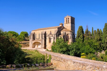 Kirche südlich Frankreich Stock foto © LianeM