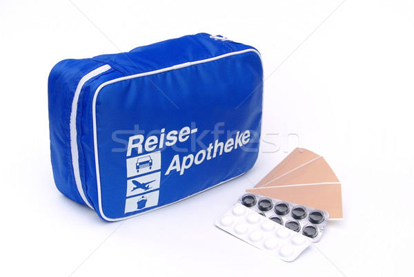 first aid travel kit 03 Stock photo © LianeM