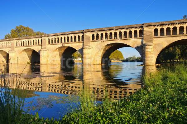 Beziers, The Orb Aqueduct Stock photo © LianeM