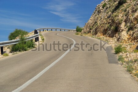 Stara Baska coast road 50 Stock photo © LianeM