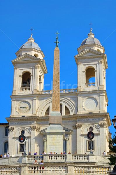 Rome church Trinita dei Monti 01 Stock photo © LianeM