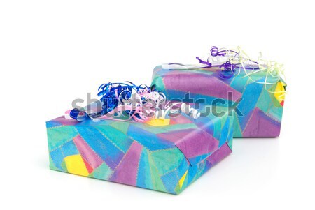 Geschenk freigestellt - gift isolated 04 Stock photo © LianeM